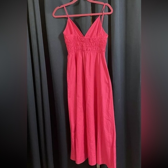 ZARA VOLUMINOUS POPLIN DRESS
FUCHSIA 100% COTTON - Picture 5 of 7